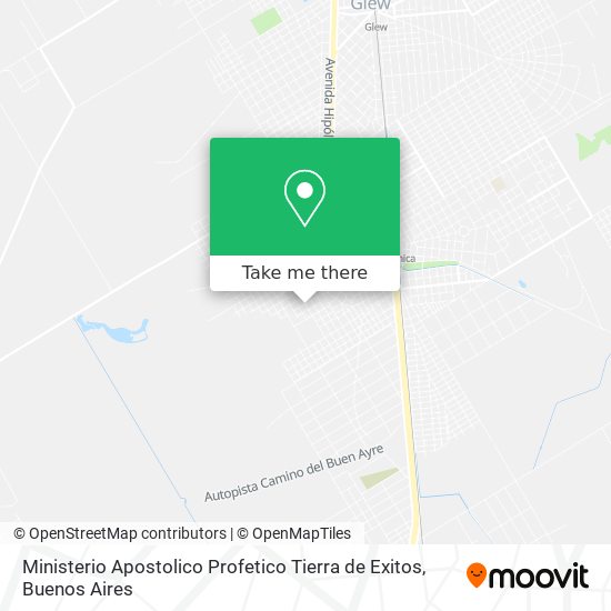 Ministerio Apostolico Profetico Tierra de Exitos map