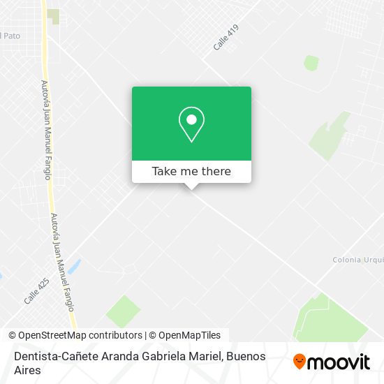 Dentista-Cañete Aranda Gabriela Mariel map