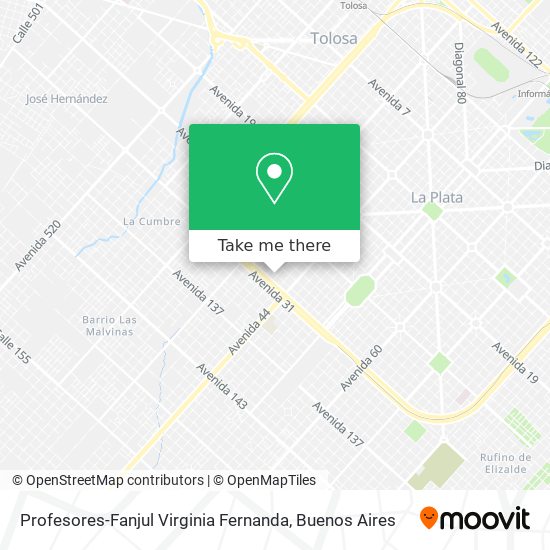 Profesores-Fanjul Virginia Fernanda map