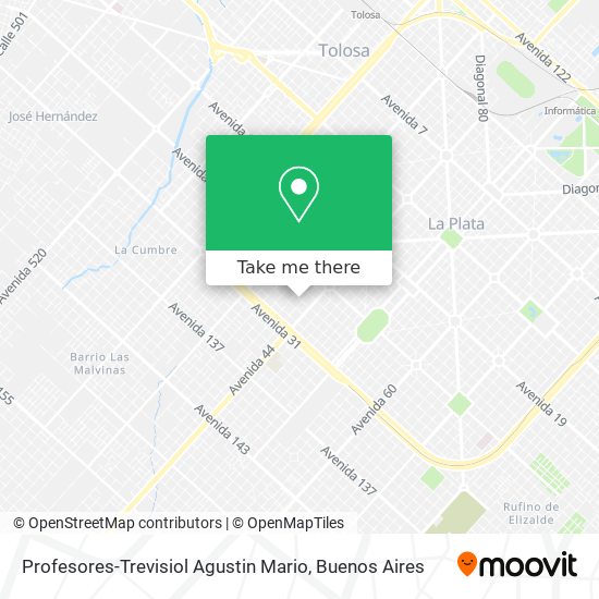 Profesores-Trevisiol Agustin Mario map