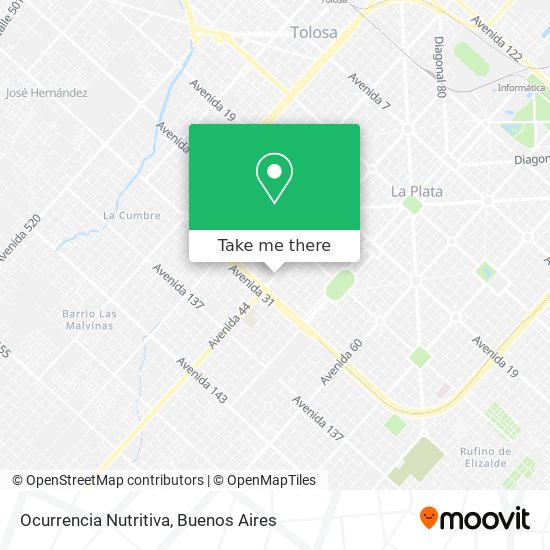 Ocurrencia Nutritiva map