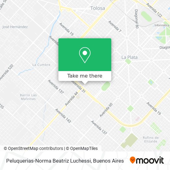 Peluquerias-Norma Beatriz Luchessi map