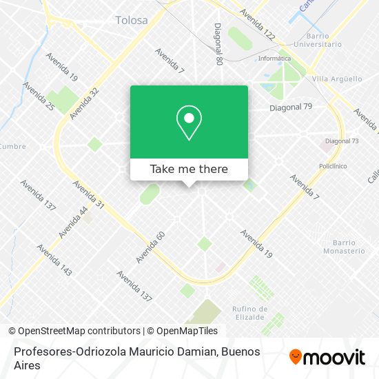 Profesores-Odriozola Mauricio Damian map