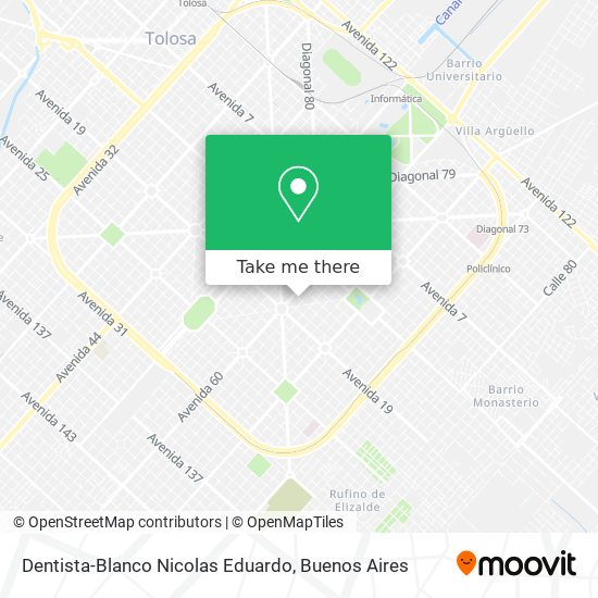 Mapa de Dentista-Blanco Nicolas Eduardo