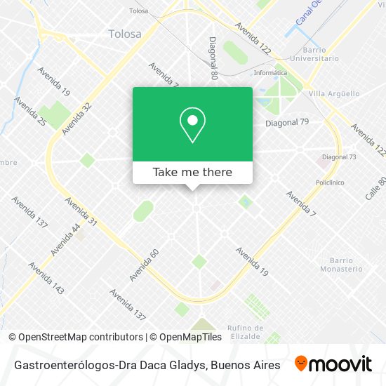 Gastroenterólogos-Dra Daca Gladys map