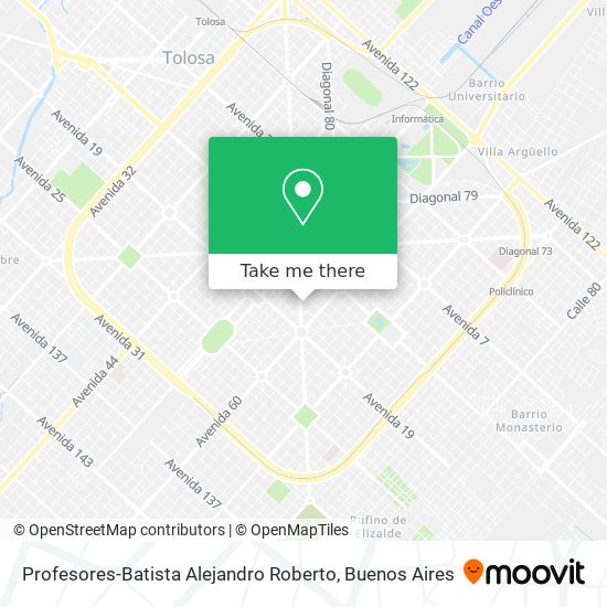Profesores-Batista Alejandro Roberto map