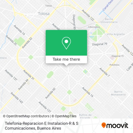 Mapa de Telefonia-Reparacion E Instalacion-R & S Comunicaciones