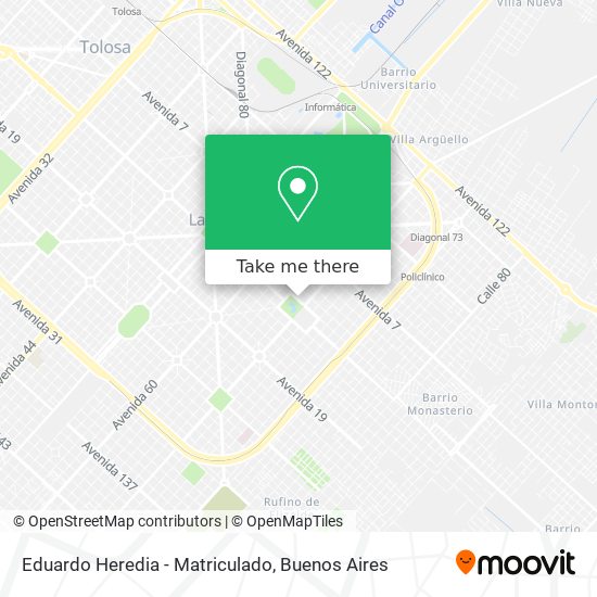 Eduardo Heredia - Matriculado map