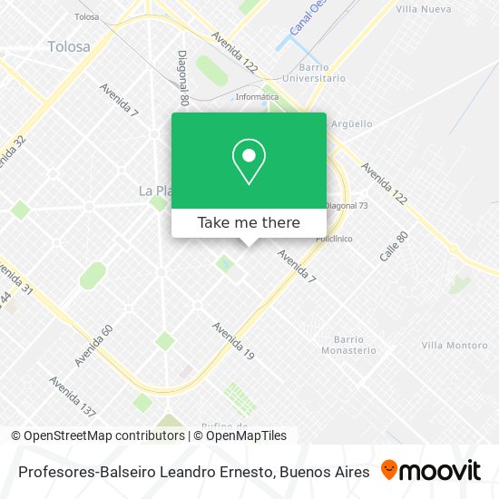 Mapa de Profesores-Balseiro Leandro Ernesto