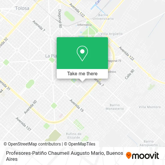 Profesores-Patiño Chaumeil Augusto Mario map