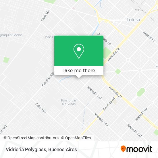 Mapa de Vidrieria Polyglass