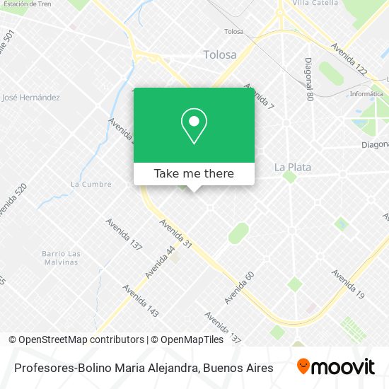Profesores-Bolino Maria Alejandra map