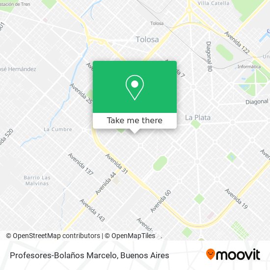 Profesores-Bolaños Marcelo map