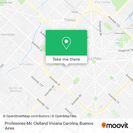 Profesores-Mc Clelland Viviana Carolina map