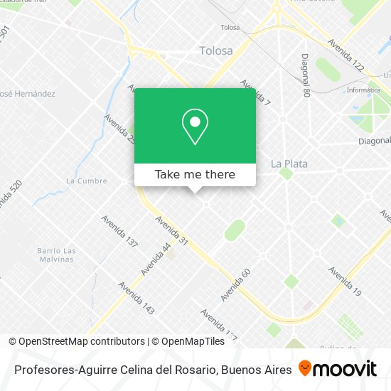 Profesores-Aguirre Celina del Rosario map