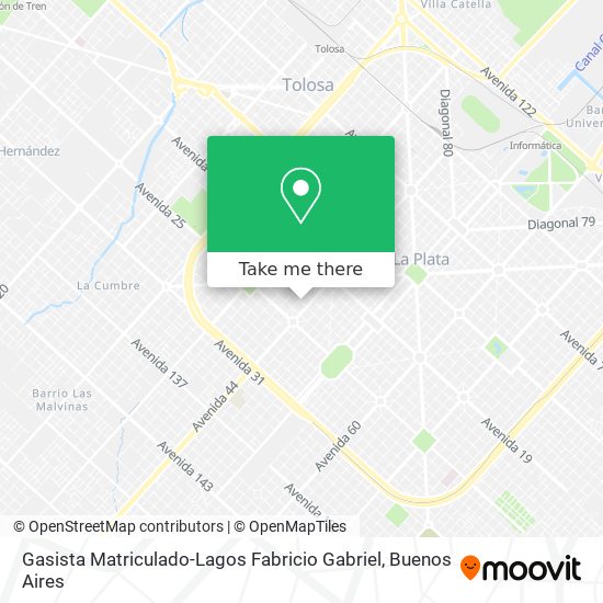 Gasista Matriculado-Lagos Fabricio Gabriel map