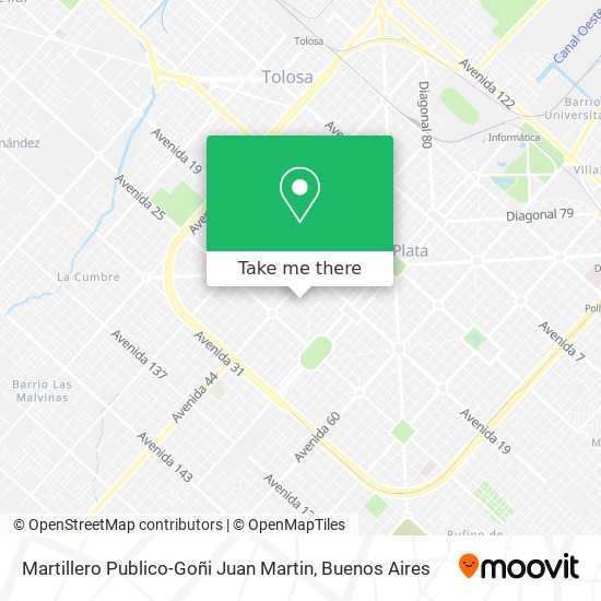 Mapa de Martillero Publico-Goñi Juan Martin