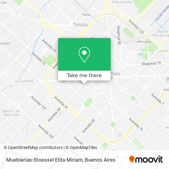 Mapa de Mueblerias-Stoessel Elda Miriam