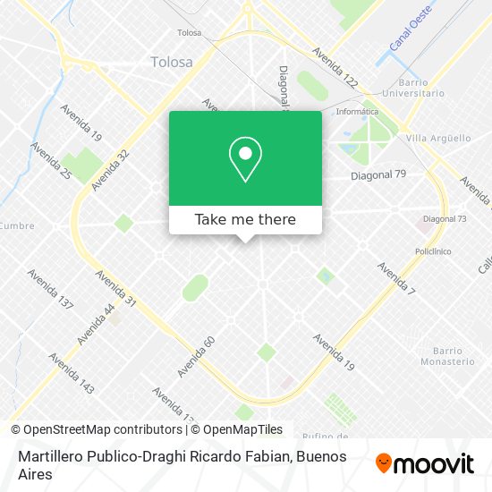 Martillero Publico-Draghi Ricardo Fabian map