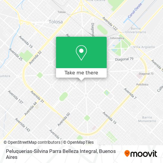 Peluquerias-Silvina Parra Belleza Integral map