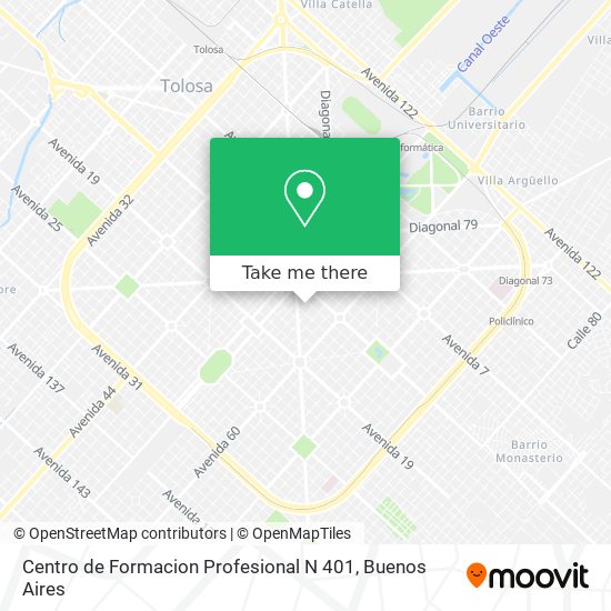 Centro de Formacion Profesional N 401 map