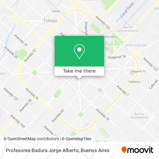 Profesores-Badura Jorge Alberto map