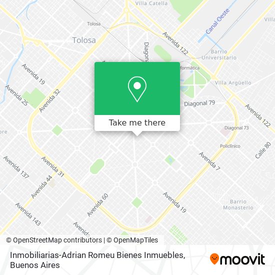 Mapa de Inmobiliarias-Adrian Romeu Bienes Inmuebles