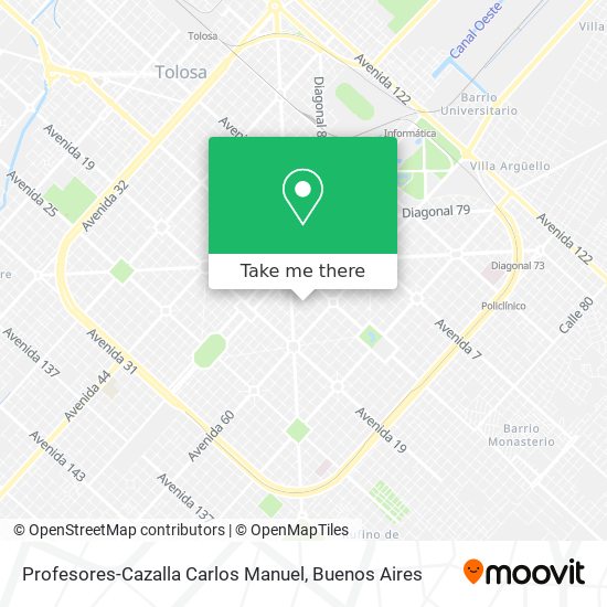Profesores-Cazalla Carlos Manuel map