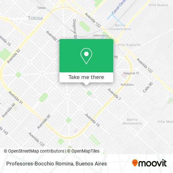 Mapa de Profesores-Bocchio Romina