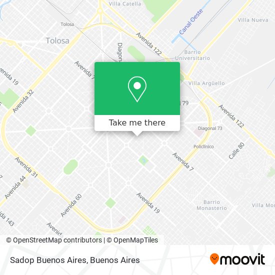 Sadop Buenos Aires map