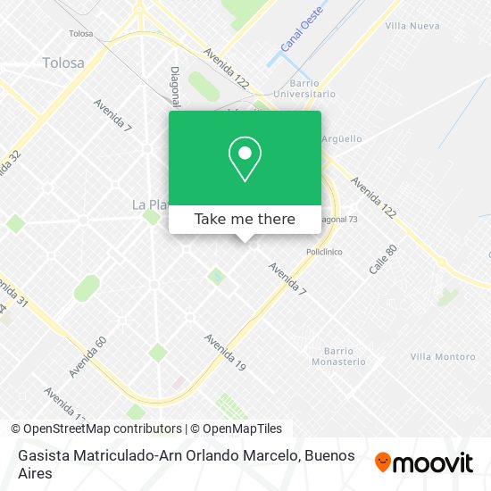 Gasista Matriculado-Arn Orlando Marcelo map