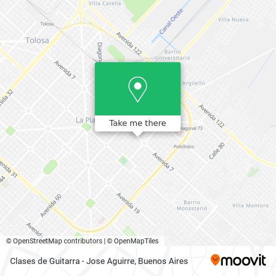 Clases de Guitarra - Jose Aguirre map