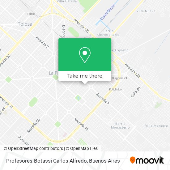 Profesores-Botassi Carlos Alfredo map