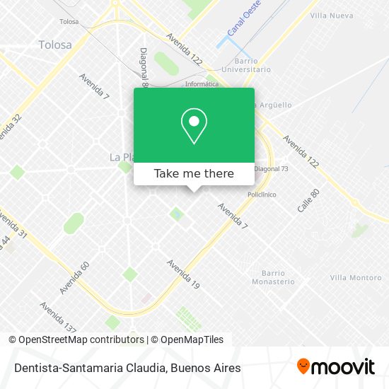 Dentista-Santamaria Claudia map