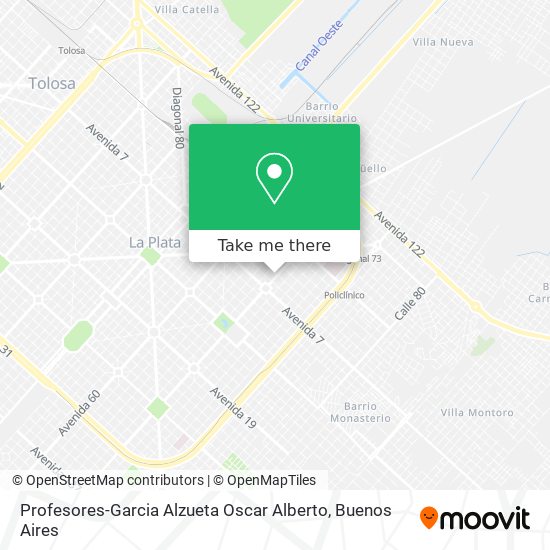 Profesores-Garcia Alzueta Oscar Alberto map