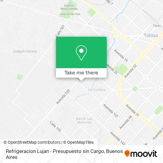 Mapa de Refrigeracion Lujan - Presupuesto sin Cargo