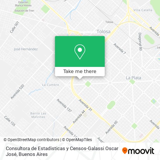 Mapa de Consultora de Estadisticas y Censos-Galassi Oscar José