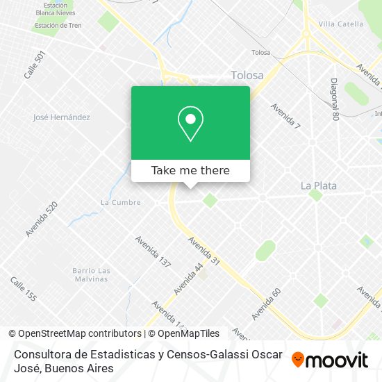 Consultora de Estadisticas y Censos-Galassi Oscar José map