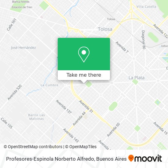 Profesores-Espinola Norberto Alfredo map