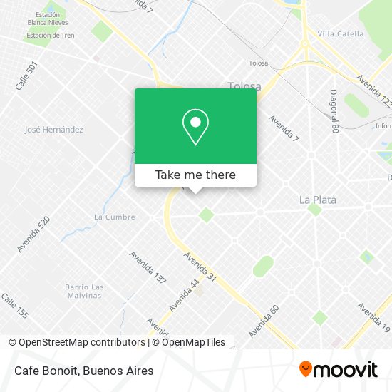 Cafe Bonoit map