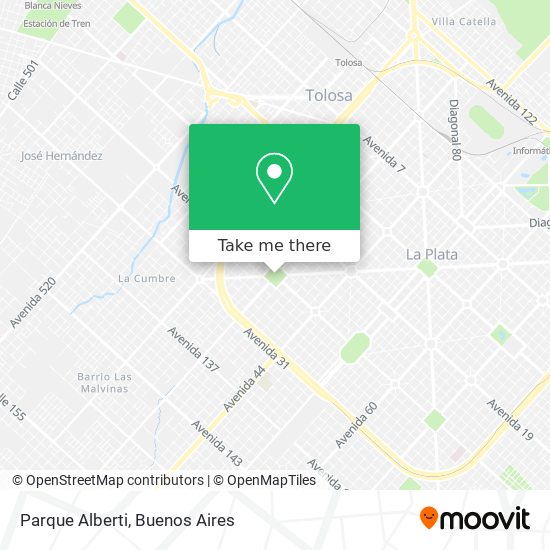 Mapa de Parque Alberti