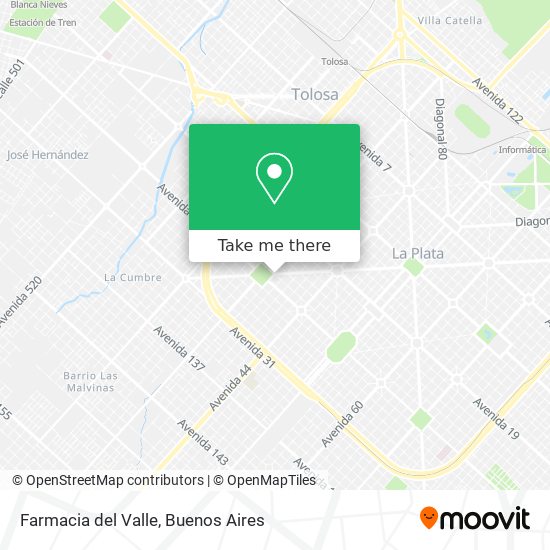 Farmacia del Valle map