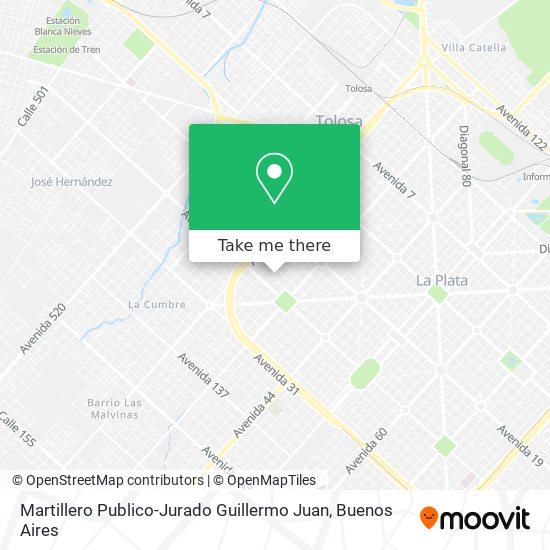 Martillero Publico-Jurado Guillermo Juan map