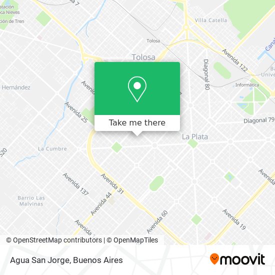 Agua San Jorge map