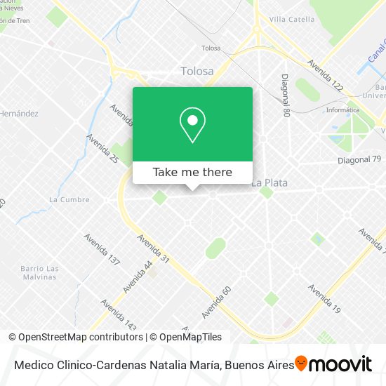 Medico Clinico-Cardenas Natalia María map
