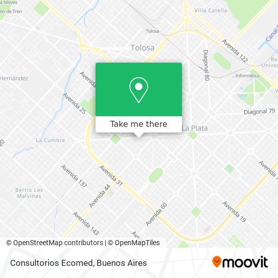 Consultorios Ecomed map