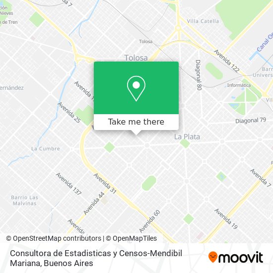 Consultora de Estadisticas y Censos-Mendibil Mariana map