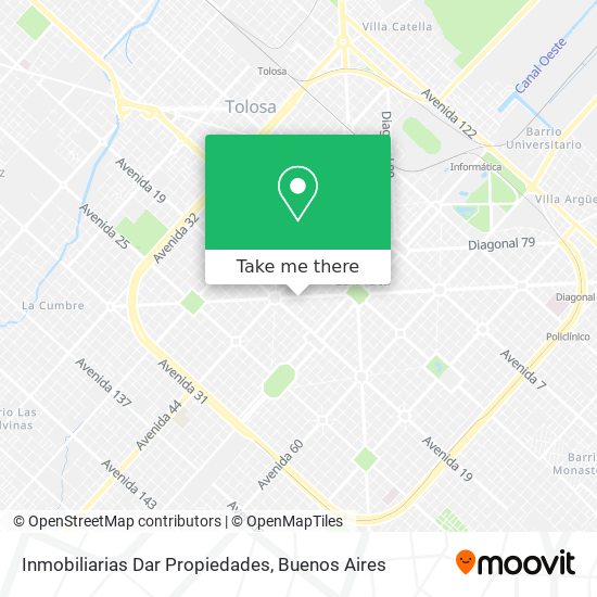 Mapa de Inmobiliarias Dar Propiedades