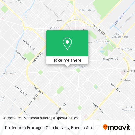 Profesores-Fromigue Claudia Nelly map