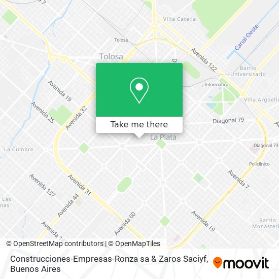 Construcciones-Empresas-Ronza sa & Zaros Saciyf map